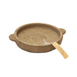 Patera betonowa podstawka 20cm Brązowa